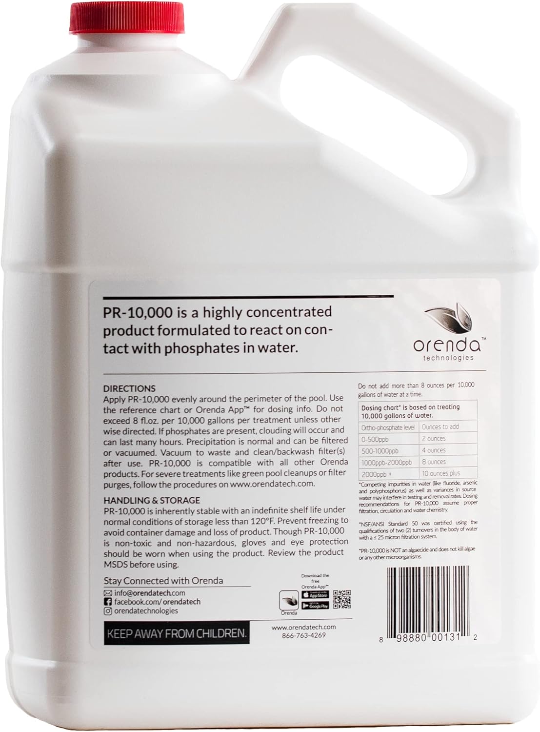 Orenda's Phosphate Remover (1 Gallon)